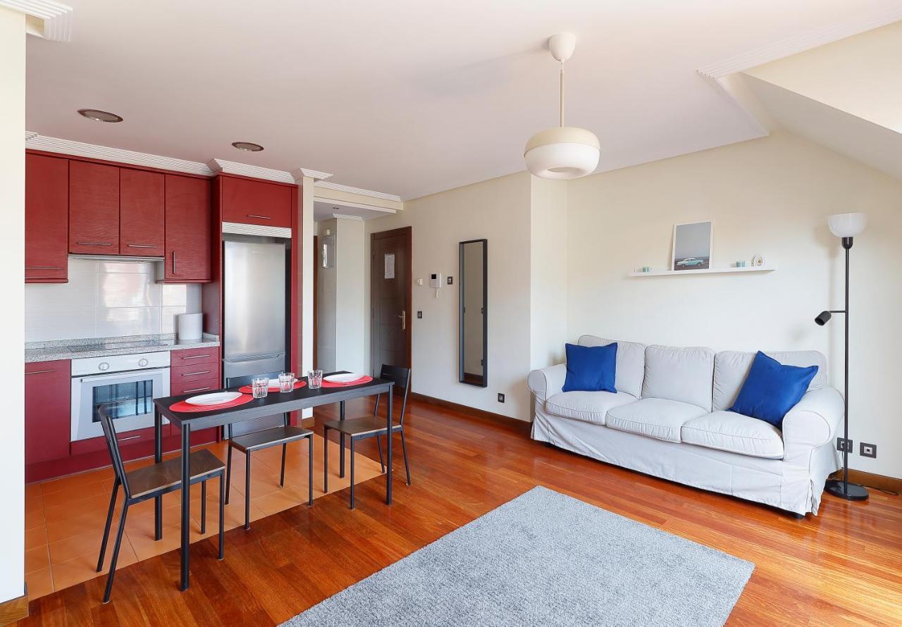 Atico Con Terraza, Vistas Al Mar Y Parking En Playa De S Lorenzo Gijon Ngoại thất bức ảnh